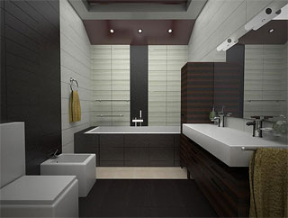 Дизайн ванной комнаты с туалетом (66 фото)